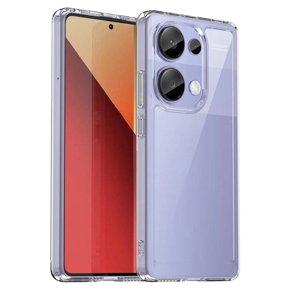 tectTech Xiaomi Redmi Note 13 Pro 4G Crystal Hybrid-deksel, Gjennomsiktig tectTech Xiaomi Redmi Note 13 Pro 4G Crystal Hybrid-deksel, Gjennomsiktig