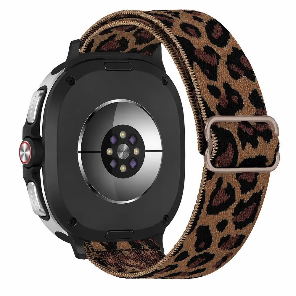 Samsung Galaxy Watch 8 40mm Elastisk reim, Leopard