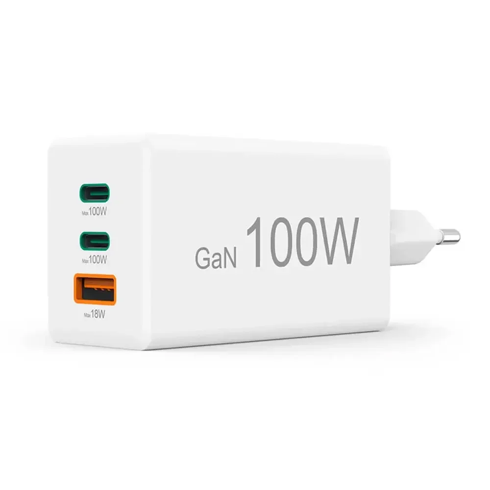 Hama USB-C Lader 2x USB-C 1x A GaN 100W v:9139858