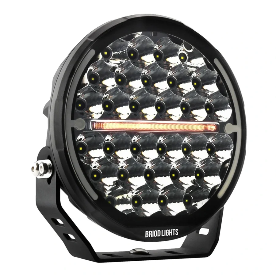 Briodlights ICE-X 9 LED fjernlys v:706834 Briodlights ICE-X 9 LED fjernlys v:706834