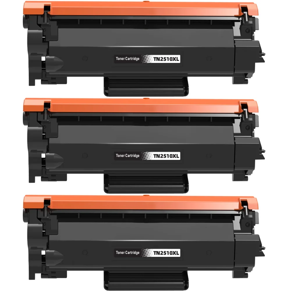 3-pack Toner Brother DCP-L2620DW – erstatter Brother TN-2510XL, Svart, 3000 sider 3-pack Toner Brother DCP-L2620DW – erstatter Brother TN-2510XL, Svart, 3000 sider