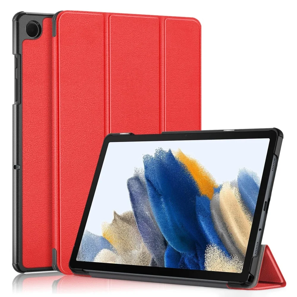 Samsung Galaxy Tab A11 Plus Tri-Fold etui, Rød Samsung Galaxy Tab A11 Plus Tri-Fold etui, Rød