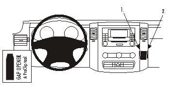 BRODIT BRODIT ProClip – mounting bracket v:3530650 BRODIT BRODIT ProClip – mounting bracket v:3530650