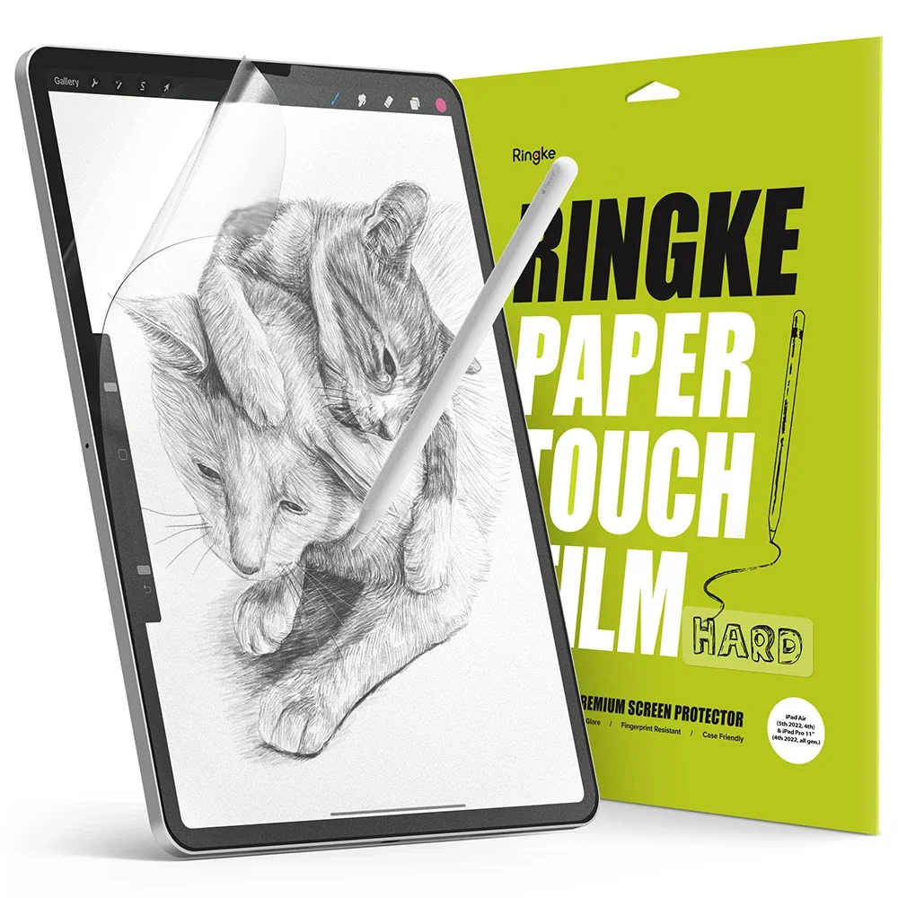 Ringke Apple iPad Pro 12.9 3rd Gen (2018) Hardt papiraktig skjermbeskytter (2-pack)
