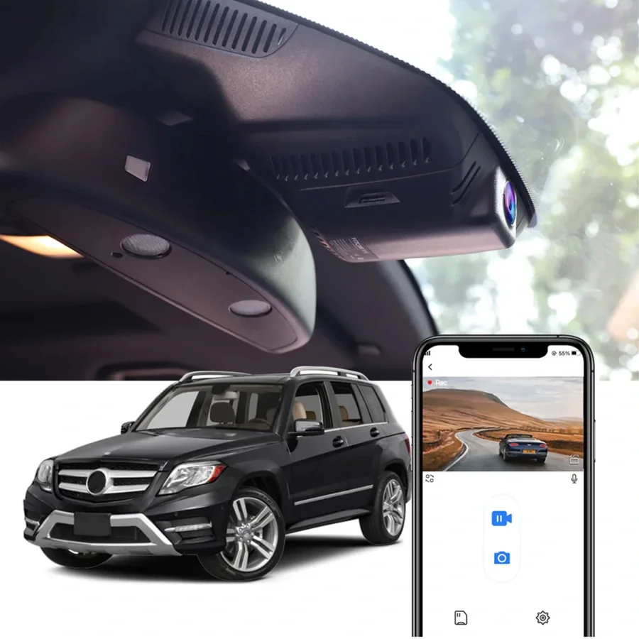 FITCAMX Integrert 4K Dashcam (foran+bak) v:6718158