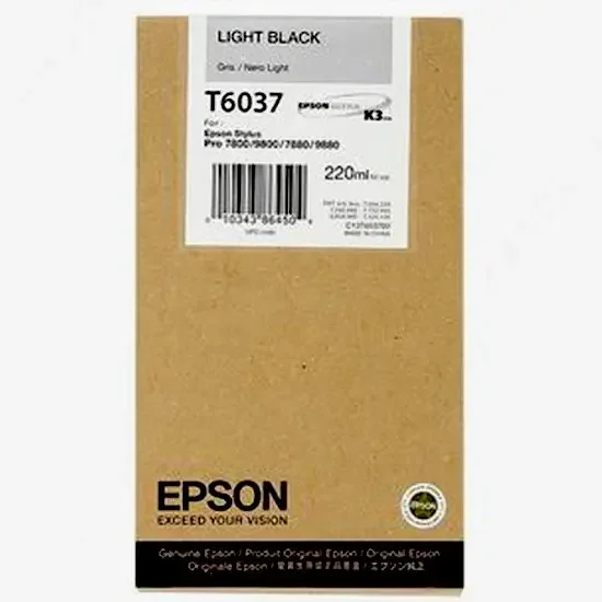 Epson T6037 Lys Sort 220 ml v:4336494