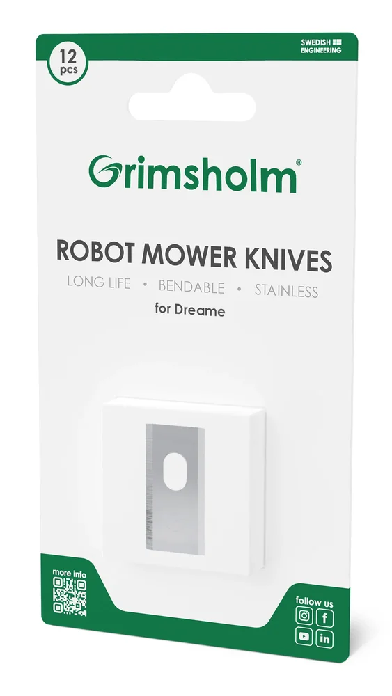 Grimsholm 12-pack robotgressklipperkniver for Mova 1000 Grimsholm 12-pack robotgressklipperkniver for Mova 1000