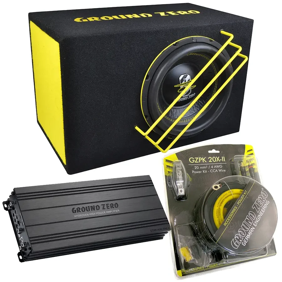 Ground Zero 24V basspakke 10" v:1512286 Ground Zero 24V basspakke 10" v:1512286