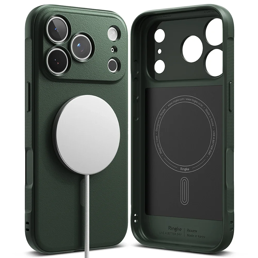 Ringke iPhone 18 Pro Max Onyx MagSafe Deksel, Dark Green