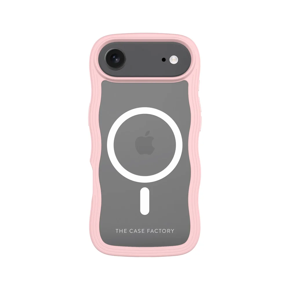 The Case Factory iPhone Air The Wave Magnetic Case, Rosa